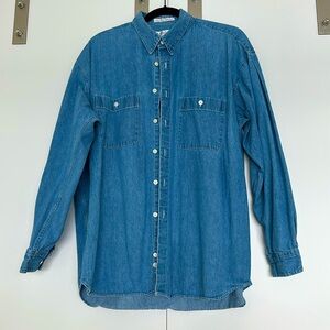 Vintage Denim Button-Up